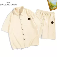 Cheap Balenciaga Fashion Tracksuits Short Sleeved For Men #1350548 Replica Wholesale [$48.00 USD] [ITEM#1350548] on Replica Balenciaga Fashion Tracksuits