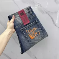 Cheap Dolce &amp; Gabbana D&amp;G Jeans For Men #1350636 Replica Wholesale [$68.00 USD] [ITEM#1350636] on Replica Dolce &amp; Gabbana D&amp;G Jeans