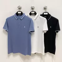Cheap Yves Saint Laurent YSL T-shirts Short Sleeved For Men #1350663 Replica Wholesale [$76.00 USD] [ITEM#1350663] on Replica Yves Saint Laurent YSL T-shirts