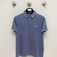 Cheap Yves Saint Laurent YSL T-shirts Short Sleeved For Men #1350665 Replica Wholesale [$76.00 USD] [ITEM#1350665] on Replica Yves Saint Laurent YSL T-shirts
