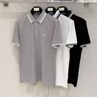Cheap Prada T-Shirts Short Sleeved For Men #1350679 Replica Wholesale [$76.00 USD] [ITEM#1350679] on Replica Prada T-Shirts