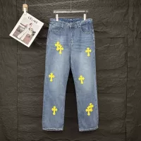 Cheap Chrome Hearts Jeans For Unisex #1350680 Replica Wholesale [$56.00 USD] [ITEM#1350680] on Replica Chrome Hearts Jeans