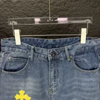 Cheap Chrome Hearts Jeans For Unisex #1350680 Replica Wholesale [$56.00 USD] [ITEM#1350680] on Replica Chrome Hearts Jeans