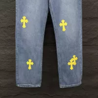 Cheap Chrome Hearts Jeans For Unisex #1350680 Replica Wholesale [$56.00 USD] [ITEM#1350680] on Replica Chrome Hearts Jeans