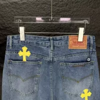 Cheap Chrome Hearts Jeans For Unisex #1350680 Replica Wholesale [$56.00 USD] [ITEM#1350680] on Replica Chrome Hearts Jeans