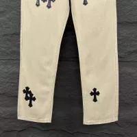 Cheap Chrome Hearts Jeans For Unisex #1350686 Replica Wholesale [$56.00 USD] [ITEM#1350686] on Replica Chrome Hearts Jeans