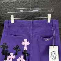 Cheap Chrome Hearts Jeans For Unisex #1350687 Replica Wholesale [$56.00 USD] [ITEM#1350687] on Replica Chrome Hearts Jeans