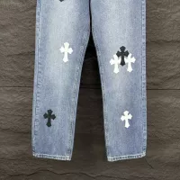 Cheap Chrome Hearts Jeans For Unisex #1350688 Replica Wholesale [$56.00 USD] [ITEM#1350688] on Replica Chrome Hearts Jeans
