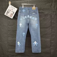 Cheap Chrome Hearts Jeans For Unisex #1350689 Replica Wholesale [$56.00 USD] [ITEM#1350689] on Replica Chrome Hearts Jeans