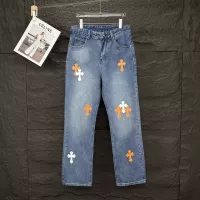 Cheap Chrome Hearts Jeans For Unisex #1350690 Replica Wholesale [$56.00 USD] [ITEM#1350690] on Replica Chrome Hearts Jeans
