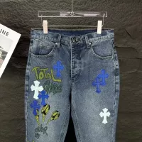 Cheap Chrome Hearts Jeans For Unisex #1350693 Replica Wholesale [$56.00 USD] [ITEM#1350693] on Replica Chrome Hearts Jeans