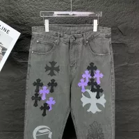 Cheap Chrome Hearts Jeans For Unisex #1350694 Replica Wholesale [$56.00 USD] [ITEM#1350694] on Replica Chrome Hearts Jeans
