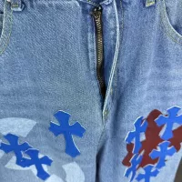 Cheap Chrome Hearts Jeans For Unisex #1350695 Replica Wholesale [$56.00 USD] [ITEM#1350695] on Replica Chrome Hearts Jeans