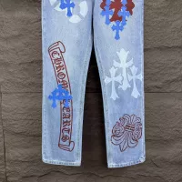 Cheap Chrome Hearts Jeans For Unisex #1350695 Replica Wholesale [$56.00 USD] [ITEM#1350695] on Replica Chrome Hearts Jeans