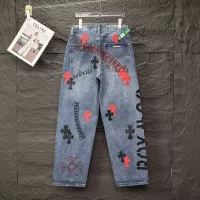 Cheap Chrome Hearts Jeans For Unisex #1350699 Replica Wholesale [$60.00 USD] [ITEM#1350699] on Replica Chrome Hearts Jeans