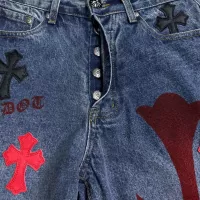 Cheap Chrome Hearts Jeans For Unisex #1350699 Replica Wholesale [$60.00 USD] [ITEM#1350699] on Replica Chrome Hearts Jeans