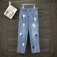 Cheap Chrome Hearts Jeans For Unisex #1350701 Replica Wholesale [$60.00 USD] [ITEM#1350701] on Replica Chrome Hearts Jeans