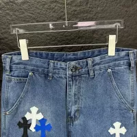 Cheap Chrome Hearts Jeans For Unisex #1350701 Replica Wholesale [$60.00 USD] [ITEM#1350701] on Replica Chrome Hearts Jeans