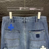 Cheap Chrome Hearts Jeans For Unisex #1350701 Replica Wholesale [$60.00 USD] [ITEM#1350701] on Replica Chrome Hearts Jeans