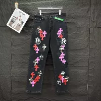 Cheap Chrome Hearts Jeans For Unisex #1350707 Replica Wholesale [$64.00 USD] [ITEM#1350707] on Replica Chrome Hearts Jeans