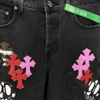 Cheap Chrome Hearts Jeans For Unisex #1350707 Replica Wholesale [$64.00 USD] [ITEM#1350707] on Replica Chrome Hearts Jeans