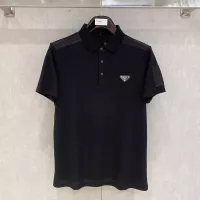 Cheap Prada T-Shirts Short Sleeved For Men #1350710 Replica Wholesale [$76.00 USD] [ITEM#1350710] on Replica Prada T-Shirts