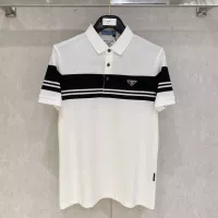 Cheap Prada T-Shirts Short Sleeved For Men #1350713 Replica Wholesale [$76.00 USD] [ITEM#1350713] on Replica Prada T-Shirts