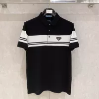 Cheap Prada T-Shirts Short Sleeved For Men #1350715 Replica Wholesale [$76.00 USD] [ITEM#1350715] on Replica Prada T-Shirts