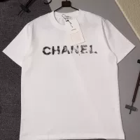 Cheap Chanel T-Shirts Short Sleeved For Unisex #1350751 Replica Wholesale [$42.00 USD] [ITEM#1350751] on Replica Chanel T-Shirts