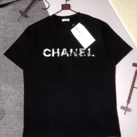 Cheap Chanel T-Shirts Short Sleeved For Unisex #1350752 Replica Wholesale [$42.00 USD] [ITEM#1350752] on Replica Chanel T-Shirts