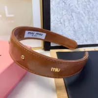 Cheap MIU MIU Headband For Women #1350805 Replica Wholesale [$27.00 USD] [ITEM#1350805] on Replica MIU MIU Headband