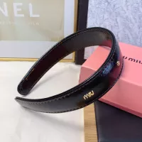 Cheap MIU MIU Headband For Women #1350807 Replica Wholesale [$27.00 USD] [ITEM#1350807] on Replica MIU MIU Headband