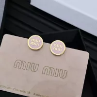 Cheap MIU MIU Earrings For Women #1350883 Replica Wholesale [$27.00 USD] [ITEM#1350883] on Replica MIU MIU Earrings