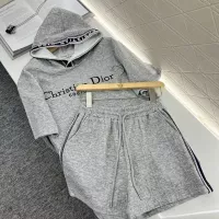 Cheap Christian Dior Tracksuits Short Sleeved For Women #1350891 Replica Wholesale [$72.00 USD] [ITEM#1350891] on Replica Christian Dior Tracksuits
