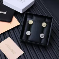 Cheap MIU MIU Earrings For Women #1350893 Replica Wholesale [$27.00 USD] [ITEM#1350893] on Replica MIU MIU Earrings