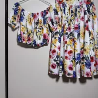 Cheap Dolce &amp; Gabbana D&amp;G Tracksuits Short Sleeved For Women #1350895 Replica Wholesale [$102.00 USD] [ITEM#1350895] on Replica Dolce &amp; Gabbana D&amp;G Tracksuits