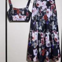 Cheap Dolce &amp; Gabbana D&amp;G Tracksuits Sleeveless For Women #1350897 Replica Wholesale [$105.00 USD] [ITEM#1350897] on Replica Dolce &amp; Gabbana D&amp;G Tracksuits