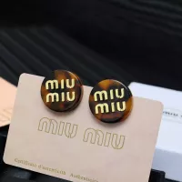Cheap MIU MIU Earrings For Women #1350899 Replica Wholesale [$29.00 USD] [ITEM#1350899] on Replica MIU MIU Earrings