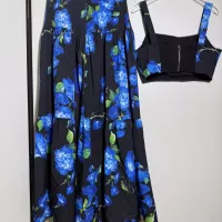 Cheap Dolce &amp; Gabbana D&amp;G Tracksuits Sleeveless For Women #1350900 Replica Wholesale [$105.00 USD] [ITEM#1350900] on Replica Dolce &amp; Gabbana D&amp;G Tracksuits