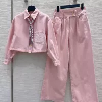 Cheap Louis Vuitton LV Tracksuits Long Sleeved For Women #1350902 Replica Wholesale [$128.00 USD] [ITEM#1350902] on Replica Louis Vuitton LV Tracksuits