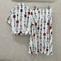Cheap Louis Vuitton LV Tracksuits Short Sleeved For Women #1350904 Replica Wholesale [$155.00 USD] [ITEM#1350904] on Replica Louis Vuitton LV Tracksuits
