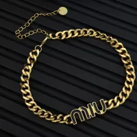 Cheap MIU MIU Necklaces #1350910 Replica Wholesale [$32.00 USD] [ITEM#1350910] on Replica MIU MIU Necklaces