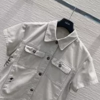 Cheap Christian Dior Tracksuits Short Sleeved For Women #1350951 Replica Wholesale [$92.00 USD] [ITEM#1350951] on Replica Christian Dior Tracksuits