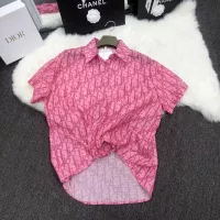 Cheap Christian Dior Tracksuits Short Sleeved For Women #1350953 Replica Wholesale [$76.00 USD] [ITEM#1350953] on Replica Christian Dior Tracksuits