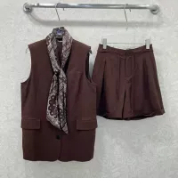 Cheap MIU MIU Tracksuits Sleeveless For Women #1350972 Replica Wholesale [$158.00 USD] [ITEM#1350972] on Replica MIU MIU Tracksuits