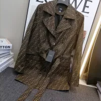 Cheap Fendi Coat Long Sleeved For Women #1351036 Replica Wholesale [$105.00 USD] [ITEM#1351036] on Replica Fendi Coat