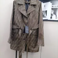 Cheap Fendi Coat Long Sleeved For Women #1351036 Replica Wholesale [$105.00 USD] [ITEM#1351036] on Replica Fendi Coat