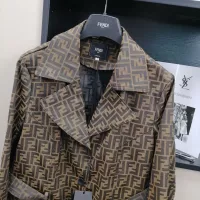 Cheap Fendi Coat Long Sleeved For Women #1351036 Replica Wholesale [$105.00 USD] [ITEM#1351036] on Replica Fendi Coat