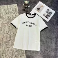 Cheap Christian Dior T-Shirts Short Sleeved For Women #1351045 Replica Wholesale [$48.00 USD] [ITEM#1351045] on Replica Christian Dior T-Shirts