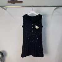 Cheap Chanel Dresses Sleeveless For Women #1351071 Replica Wholesale [$80.00 USD] [ITEM#1351071] on Replica Chanel Dresses